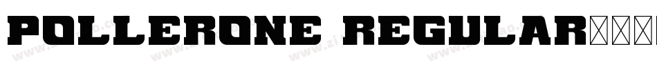 PollerOne Regular字体转换
